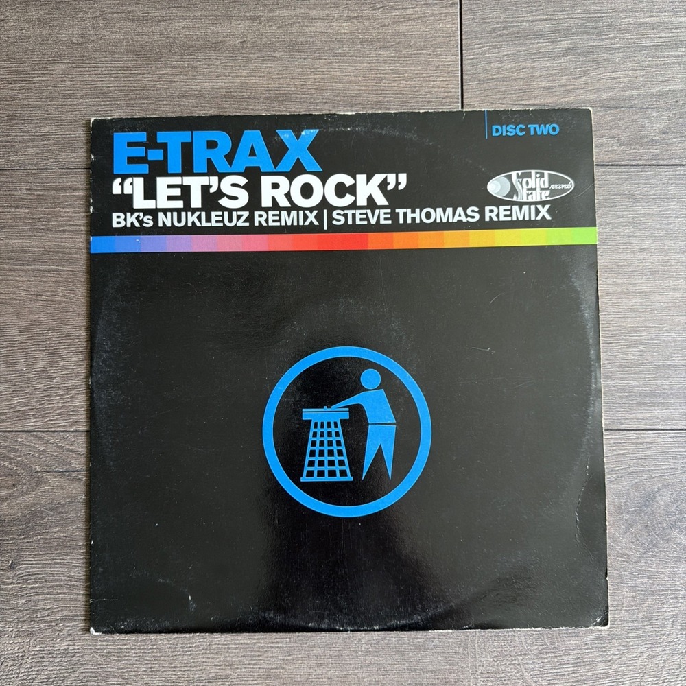 E-Trax – Let's Rock DISC TWO - Tidy Trax 12" Vinyl 2001 UK Hard House TIDY155T2
